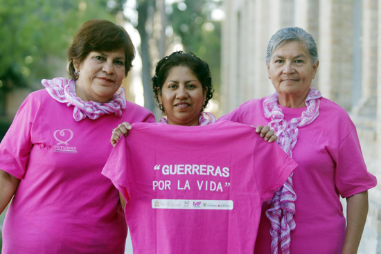 Guerreras por la vida dan testimonio de vida en Paredon 