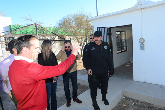 FINALIZA LA CONSTRUCCIÓN DE LOCALES COMERCIALES EN LA PLAZA DE LA COLONIA SAN JOAQUÍN