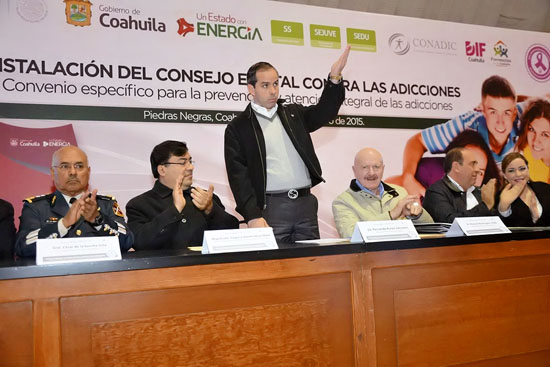  INSTALAN CONSEJO ESTATAL CONTRA LAS ADICCIONES