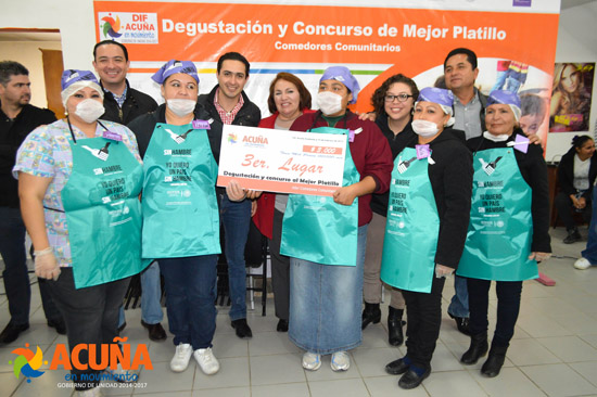 REALIZAN CONCURSO GASTRONOMICO DE “COMEDORES COMUNITARIOS” EN ACUÑA.