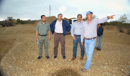 Verifican Protección Civil y Obras Públicas zonas inundables 