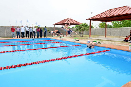 APERTURA MUNICIPIO ALBERCA SEMI-OLIMPICA DE LA UNIDAD DEPORTIVA “GUADALPUPE RIVAS” 