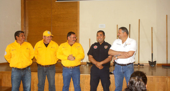 CAPACITA CONAFOR A BRIGADISTAS EN INCENDIOS FORESTALES EN ACUÑA.