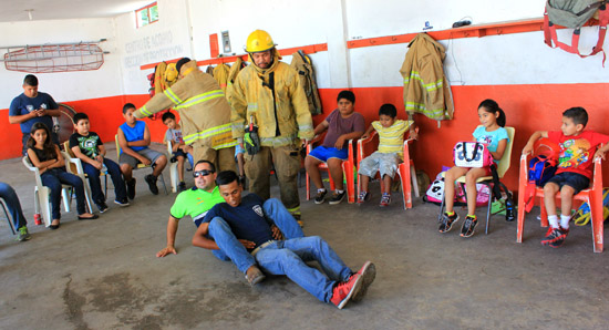 Realiza Protección Civil y Bomberos “Cursos de Verano para Niños 2015” 