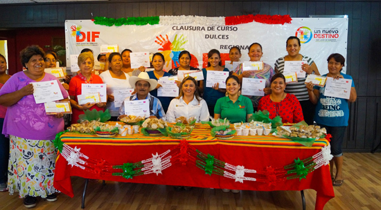 Clausura DIF Rosita curso de Dulces Regionales 