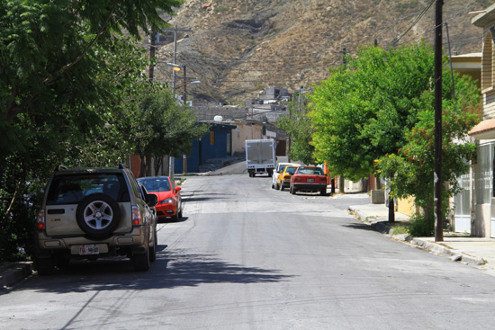 Pavimenta Municipio dos calles en la Cerro del Pueblo 