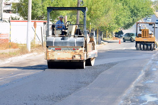 A PUNTO DE CONCLUIR OBRAS VIALES EN EL BULEVAR REPÚBLICA 