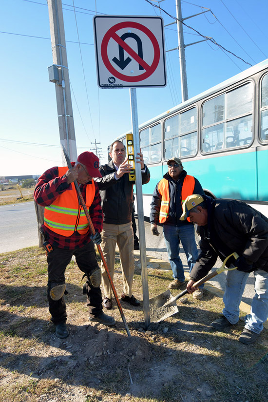 MUNICIPIO INSTALARÁ SEÑALAMIENTOS VIALES EN ARTERIAS DE LA CIUDAD 