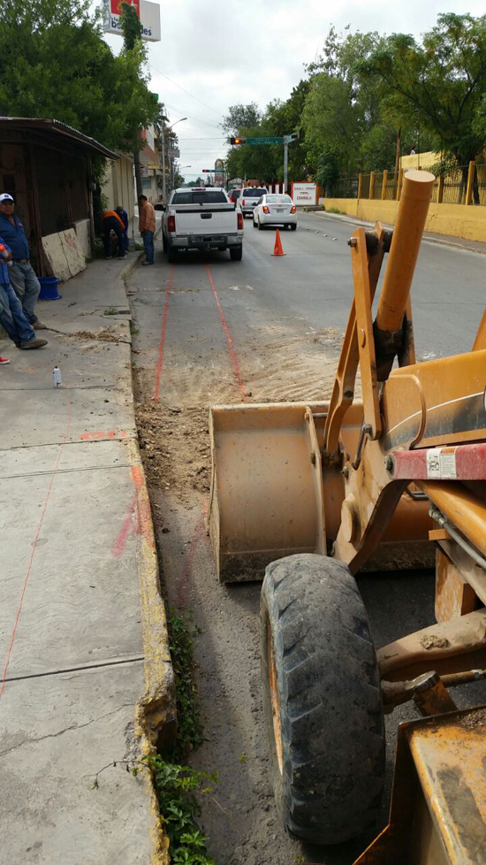 Aviso de trabajos de reemplazo de tubo  en calle Allende 