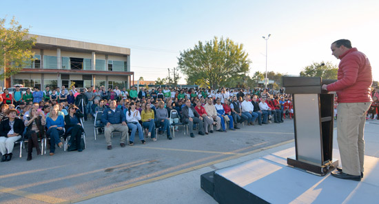 ARRANCAN OBRAS DEPORTIVAS EN MACROPLAZA 