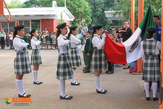 Durante lunes cívico recuerdan el 97 Aniversario Luctuoso de Emiliano Zapata Salazar 