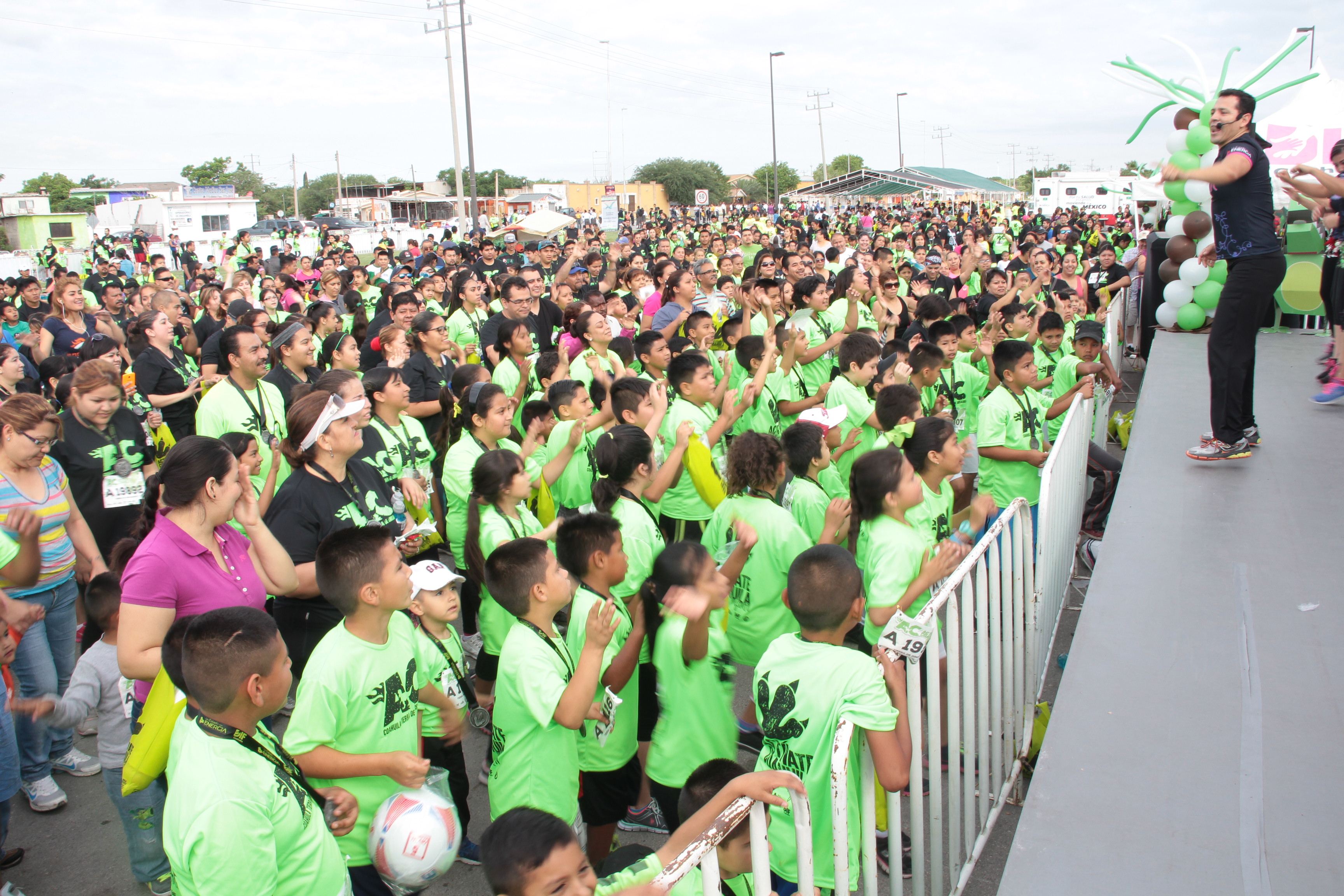 MÁS DE 2 MIL 500 EN ACUÑA PARTICIPAN EN ACTÍVATE COAHUILA INFANTIL