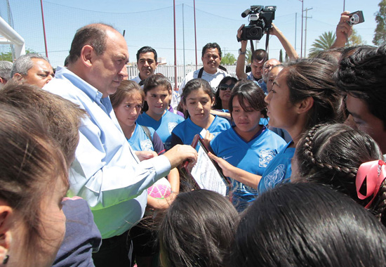 Más infraestructura deportiva para los jóvenes de Coahuila 