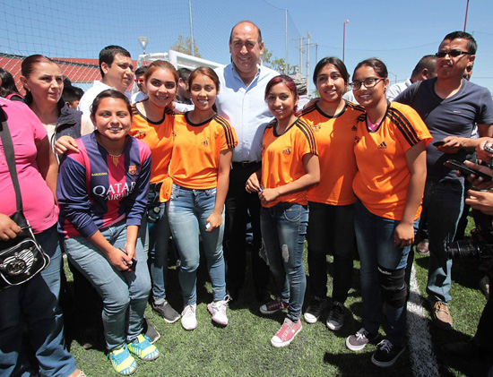 Más infraestructura deportiva para los jóvenes de Coahuila 