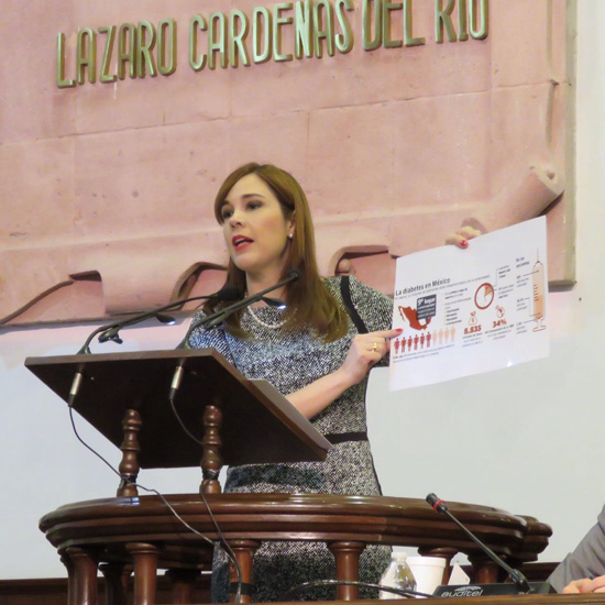 Presenta diputada Georgina Cano ley para prevención, atención y combate al sobrepeso y la obesidad 