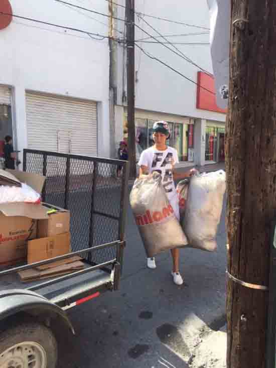 Atiende Municipio recolección de basura en Centro Histórico 