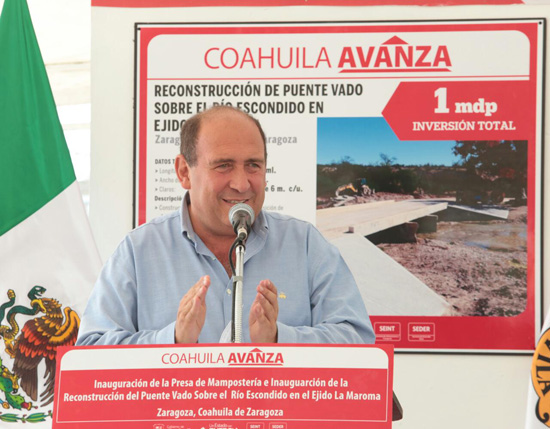 Cumple Rubén compromiso con el campo 