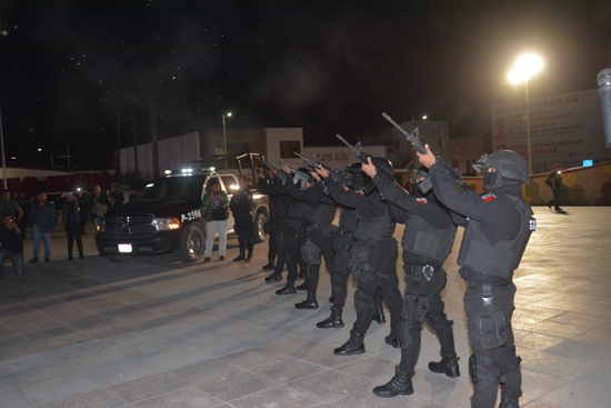 GRADÚAN EN PIEDRAS NEGRAS ELEMENTOS DE FUERZA COAHUILA Y AGENCIA DE INVESTIGACIÓN CRIMINAL 