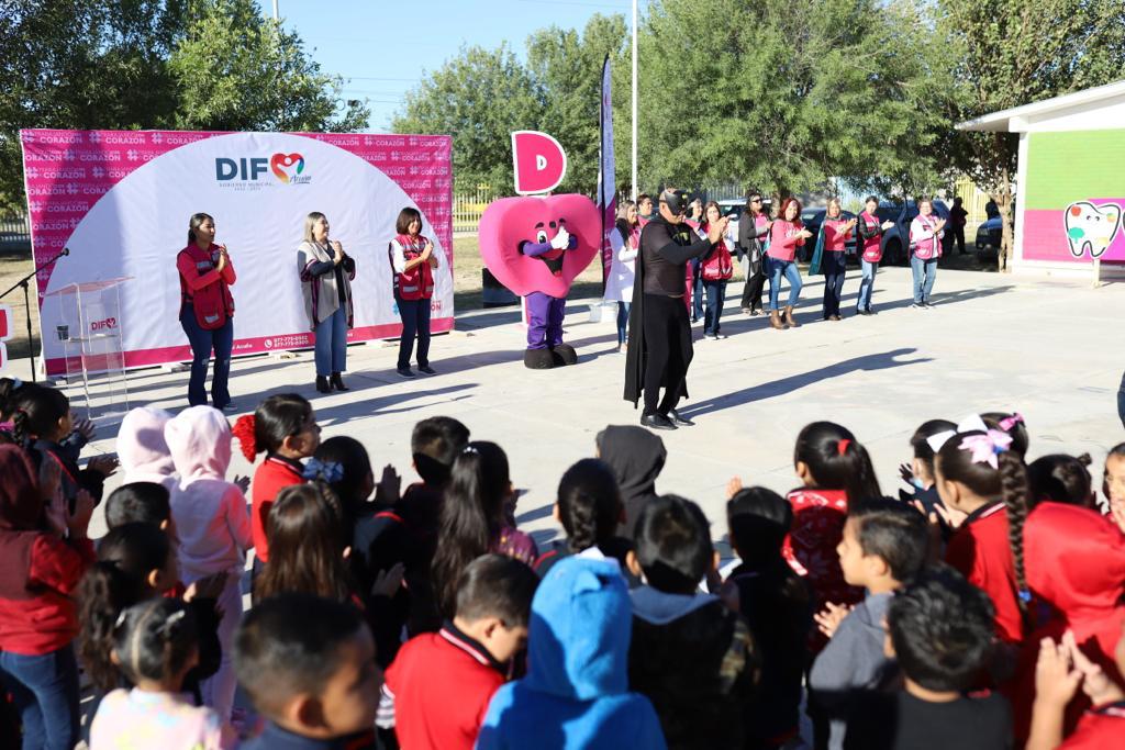 APRENDER DE FORMA DIVERTIDA LOGRÓ LA BRIGADA SUPERDIFERENTE QUE LLEVÓ EL DIF A ALUMNOS DEL JARDÍN DE NIÑOS REPÚBLICA DEL FRACCIONAMIENTO SANTA ROSA