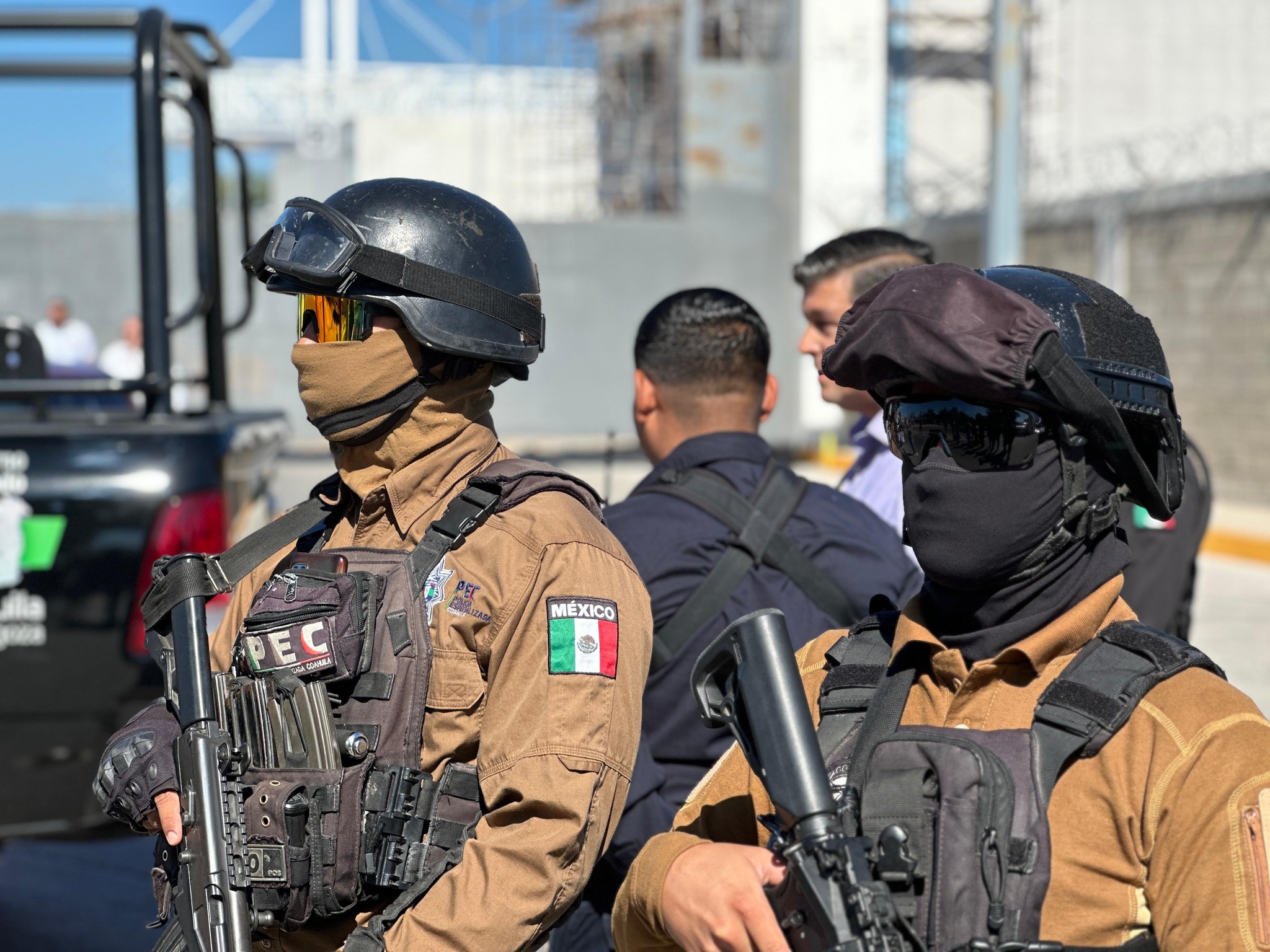 DURANTE 25 MINUTOS REALIZAN SIMULACRO DE CIERRE EN PUENTE INTERNACIONAL ACUÑA-DEL RÍO, COMO PROTOCOLO PARA GARANTIZAR LAS ACTIVIDADES ECONÓMICAS EN ESTA FRONTERA