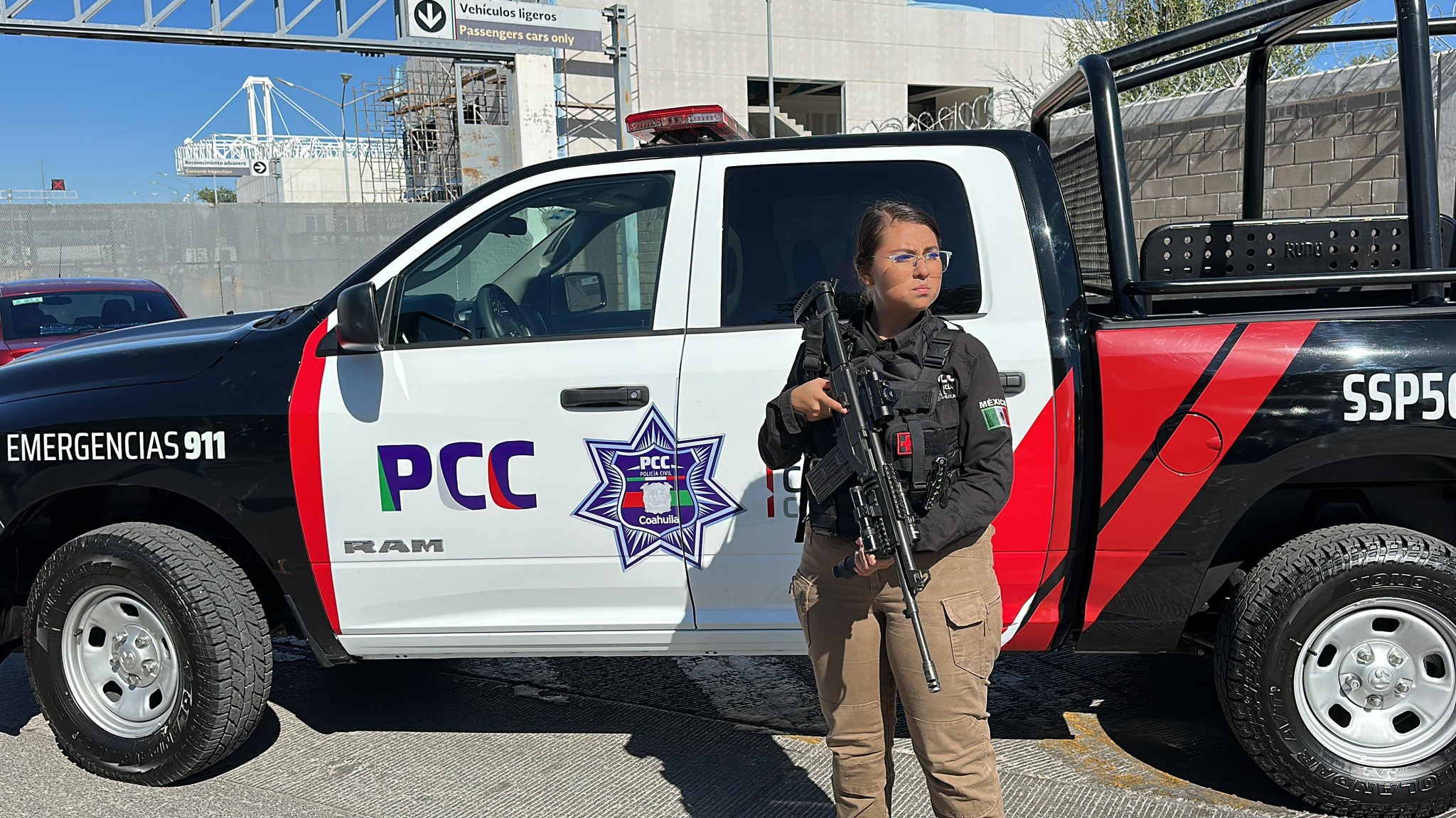 DURANTE 25 MINUTOS REALIZAN SIMULACRO DE CIERRE EN PUENTE INTERNACIONAL ACUÑA-DEL RÍO, COMO PROTOCOLO PARA GARANTIZAR LAS ACTIVIDADES ECONÓMICAS EN ESTA FRONTERA
