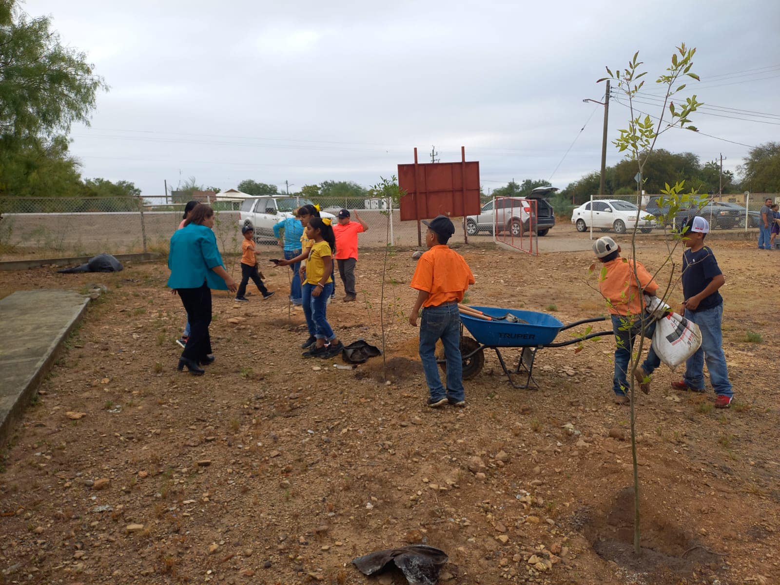 Éxito en la Campaña de Reforestación de la Primaria Miguel Hidalgo en el Ejido Calles, Municipio de Acuña