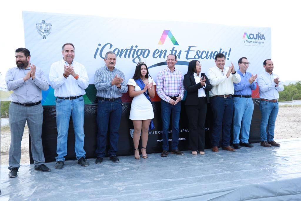 LLEVAN BRIGADA CONTIGO EN TU ESCUELA Y ARRANCAN OBRA DE PAVIMENTACIÓN EN EL COLEGIO DE BACHILLERES ANTONIO GUTIÉRREZ GARZA