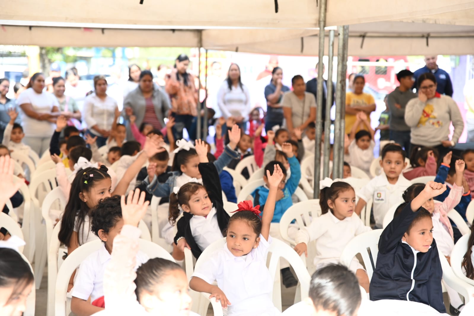 MARATÓN DE OBRAS EN ESCUELAS LLEGÓ AL JARDÍN DE NIÑOS GABRIELA MISTRAL DE LA COLONIA EMILIANO ZAPATA