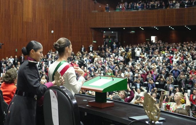 Hoy llegamos las mujeres a conducir los destinos de nuestra hermosa Nación: Presidenta Claudia Sheinbaum