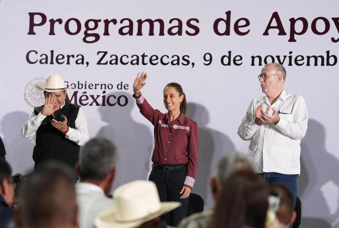 EN ZACATECAS, PRESIDENTA CLAUDIA SHEINBAUM IMPULSA PRODUCCIÓN DE FRIJOL CON PROGRAMAS DE APOYO AL CAMPO