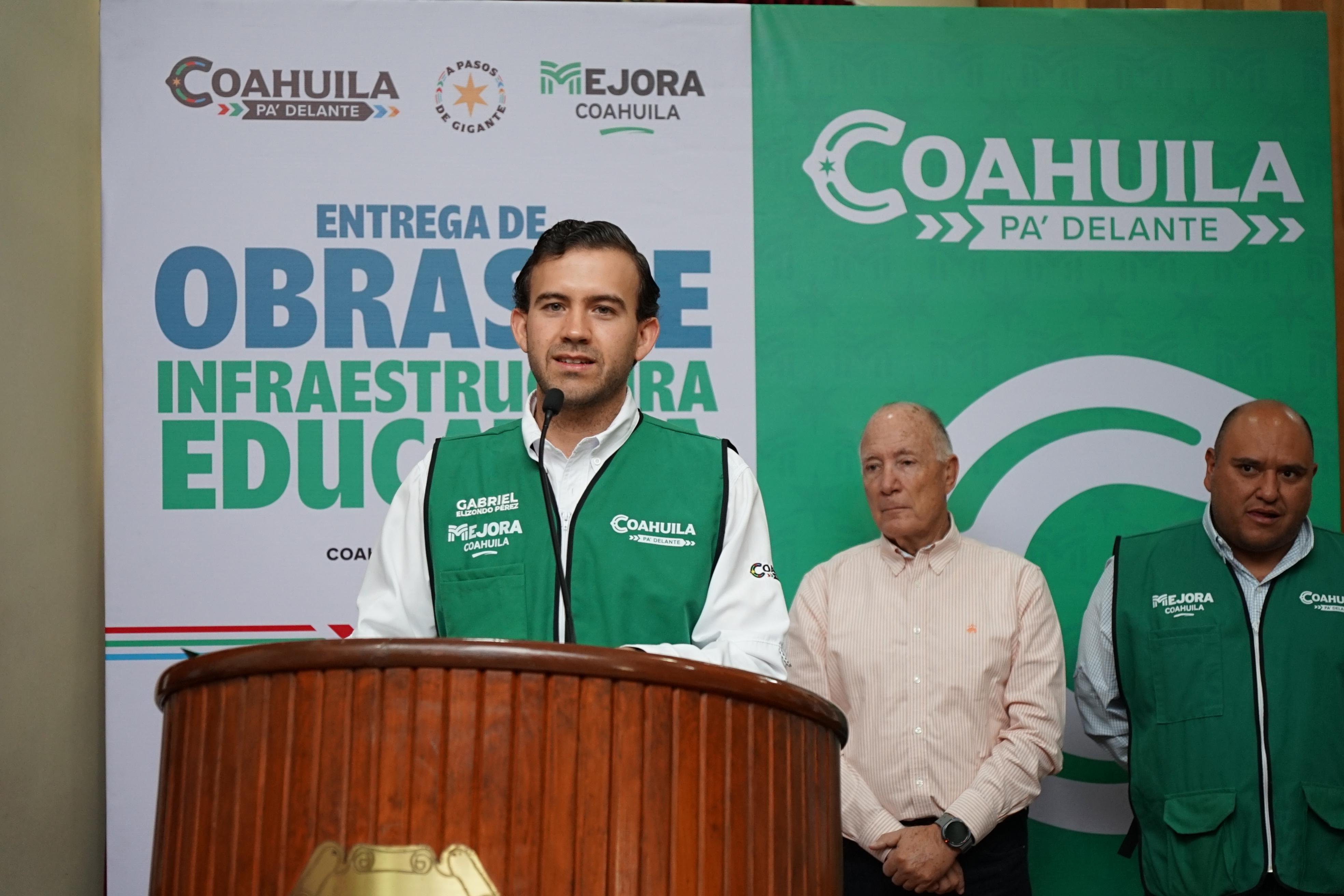 ENTREGA GOBIERNO DEL ESTADO INFRAESTRUCTURA EDUCATIVA EN SALTILLO