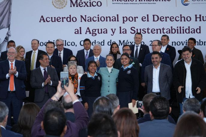 FIRMAN ACUERDO POR EL DERECHO AL AGUA