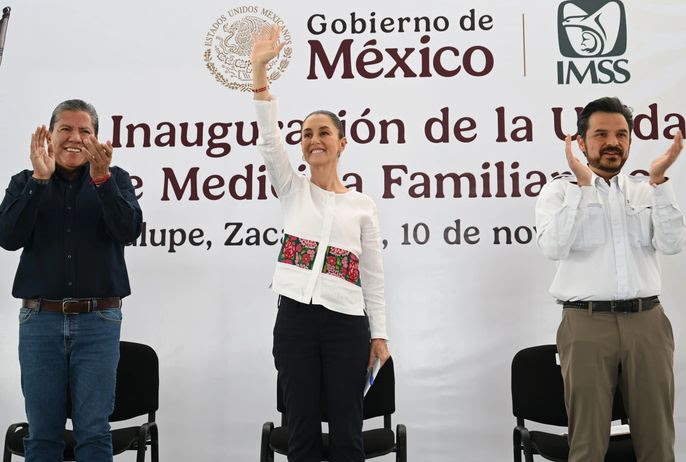 PRESIDENTA CLAUDIA SHEINBAUM ANUNCIA CONSTRUCCIÓN DE HOSPITAL DE TERCER NIVEL DEL IMSS EN GUADALUPE, ZACATECAS