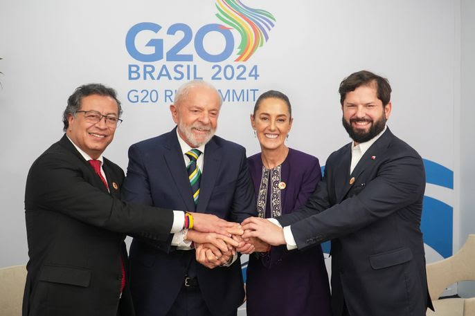 PRESIDENTA CLAUDIA SHEINBAUM SOSTIENE REUNIONES BILATERALES CON MANDATARIOS DURANTE G20