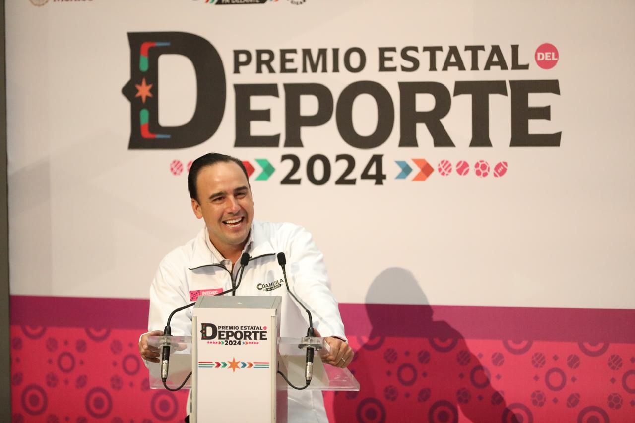 ENTREGA GOBERNADOR EL PREMIO ESTATAL DEL DEPORTE 2024