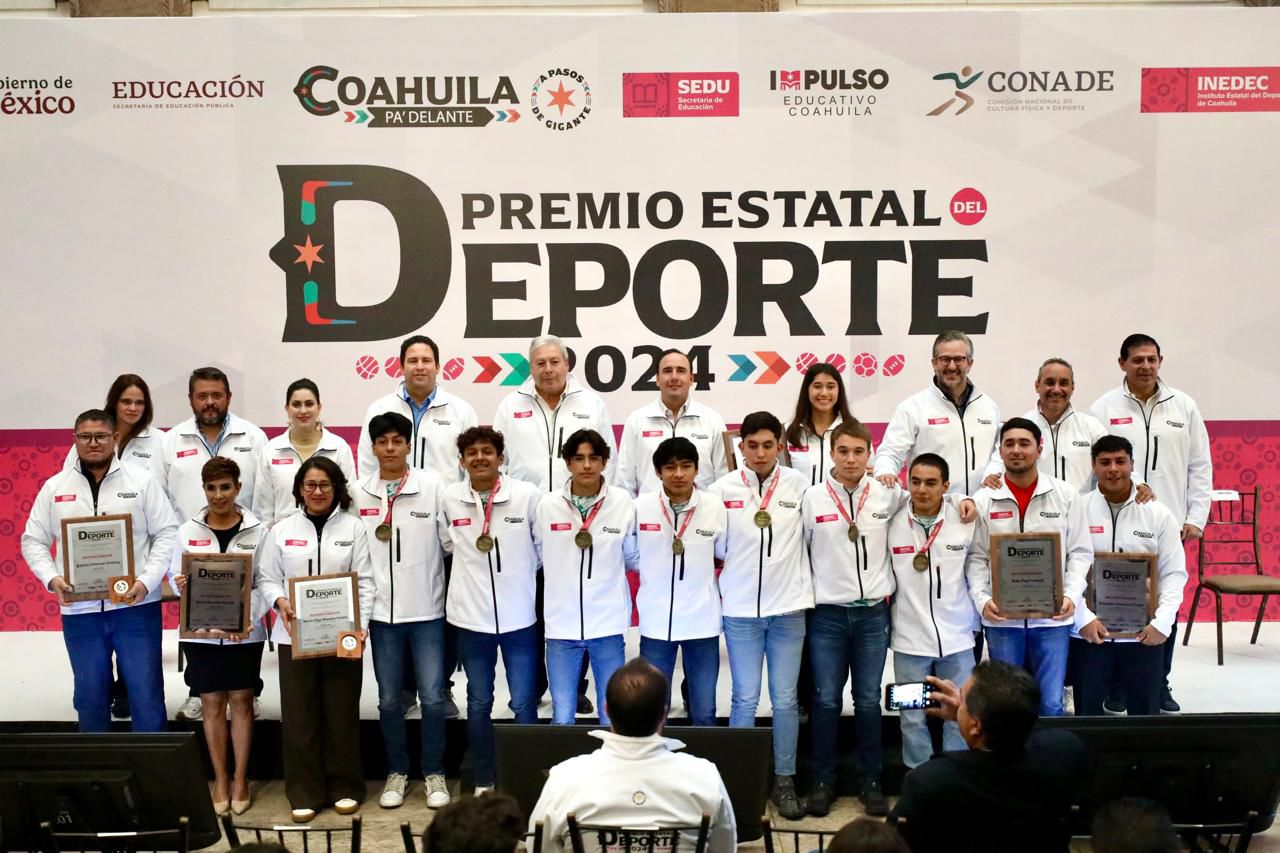 ENTREGA GOBERNADOR EL PREMIO ESTATAL DEL DEPORTE 2024