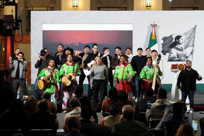 PRESIDENTA CLAUDIA SHEINBAUM PRESENTA EL HIMNO MIGRANTE