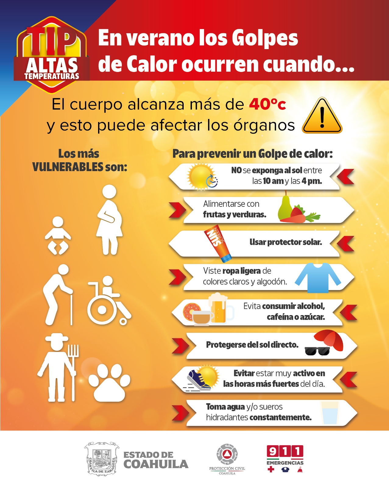 CONTINÚA LA TERCERA ONDA DE CALOR: TOME PRECAUCIONES