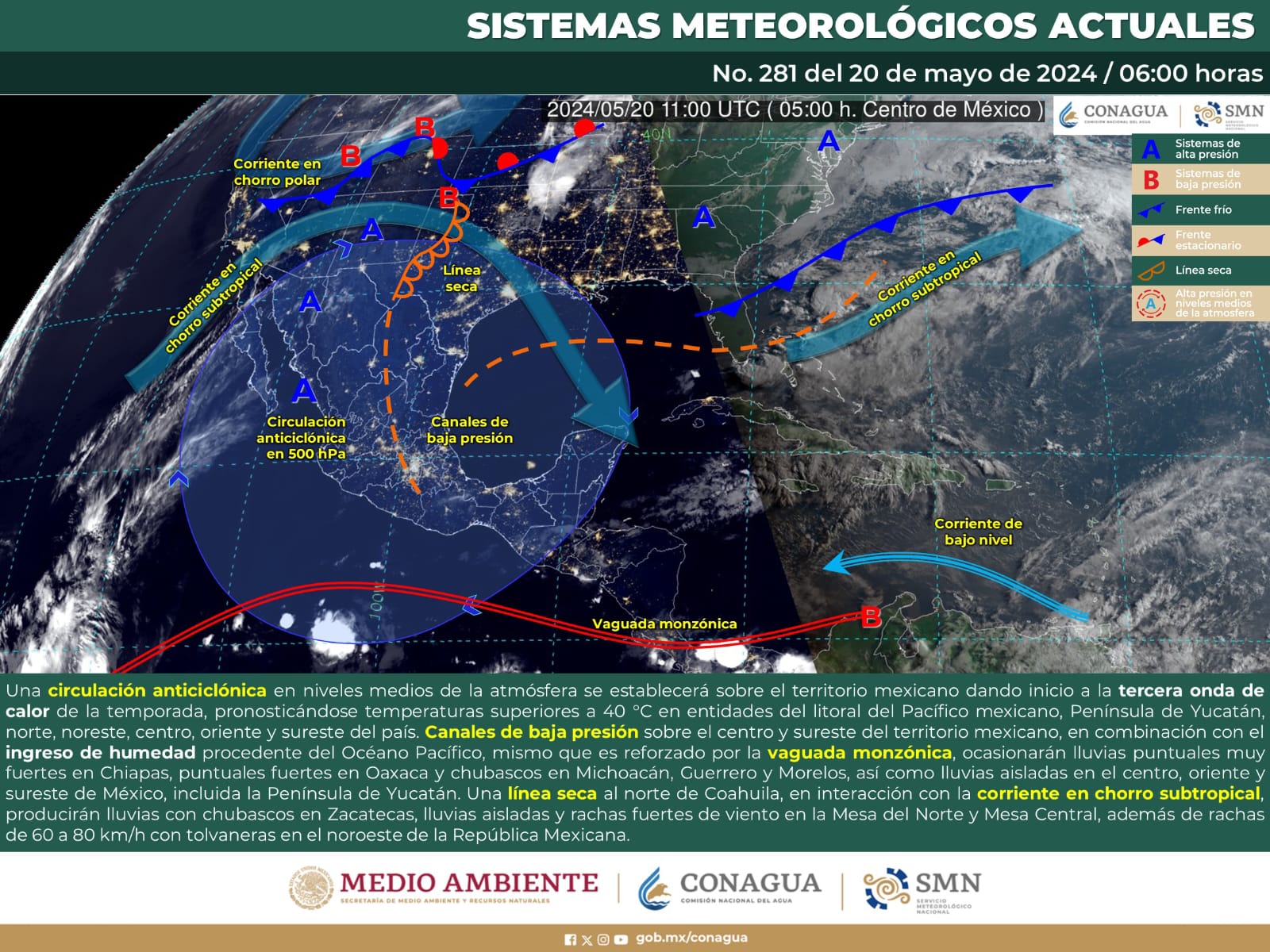 TERCERA ONDA DE CALOR IMPACTA EN COAHUILA Y TEXAS