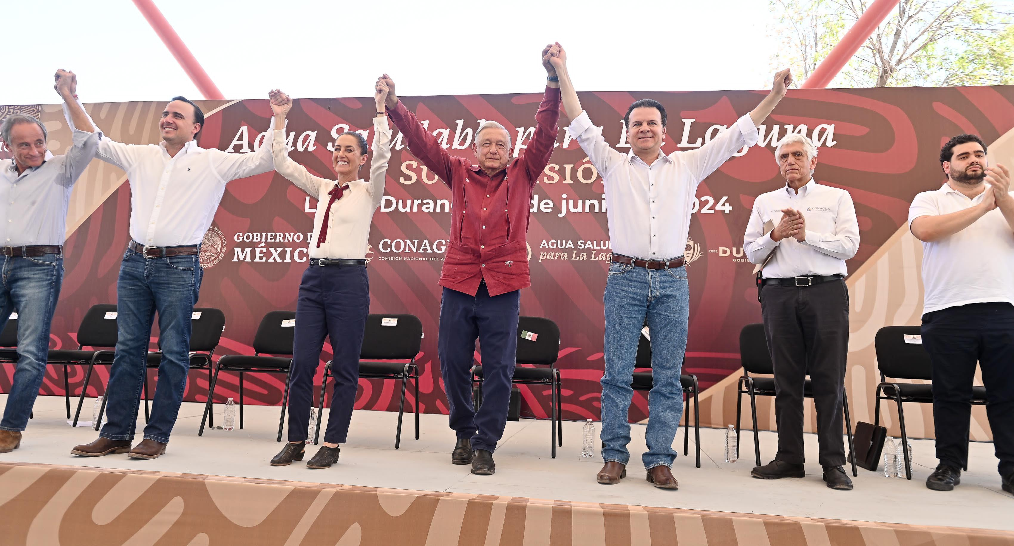 SHEINBAUM Y MANOLO VAN POR GRAN PROYECTO DE AGUA, SEGURIDAD Y SALUD PARA COAHUILA