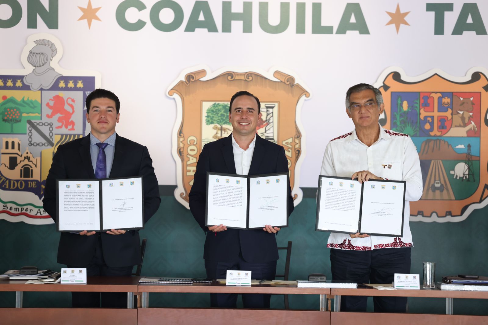 ACUERDAN COAHUILA, NUEVO LEÓN Y TAMAULIPAS TRABAJAR EN EQUIPO POR LA SEGURIDAD DE LA REGIÓN NORESTE