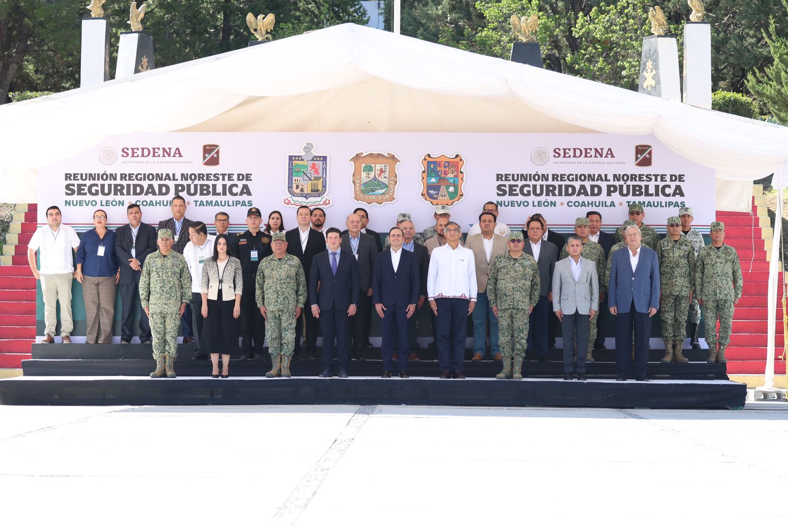 ACUERDAN COAHUILA, NUEVO LEÓN Y TAMAULIPAS TRABAJAR EN EQUIPO POR LA SEGURIDAD DE LA REGIÓN NORESTE