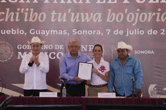 CLAUDIA SHEINBAUM: EN ESTA TRANSICIÓN NO HAY OLVIDO, HAY CONTINUIDAD Y JUSTICIA PARA LOS PUEBLOS ORIGINARIOS