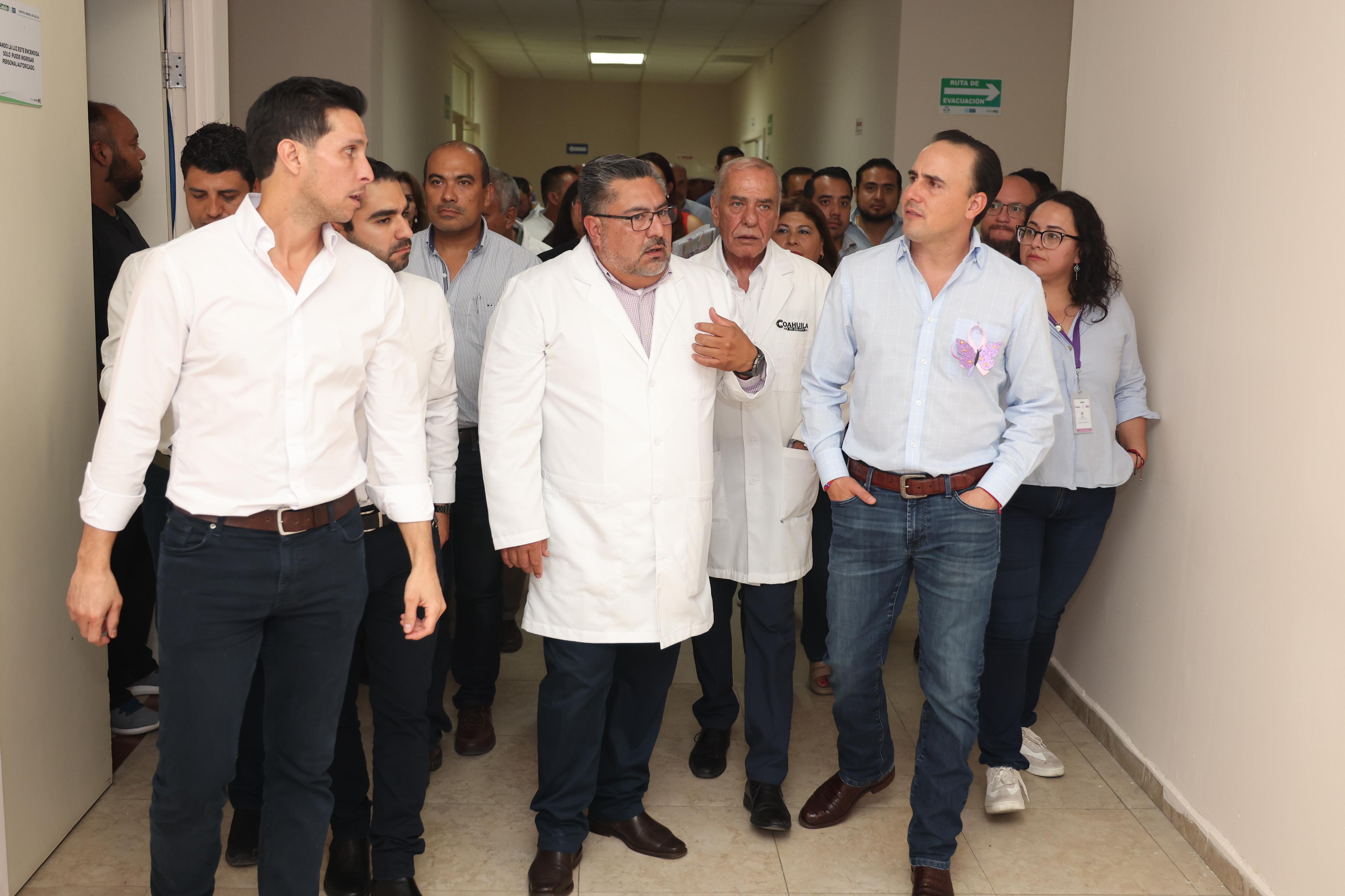 ESTAMOS MEJORANDO LOS 14 HOSPITALES GENERALES DE COAHUILA: MANOLO