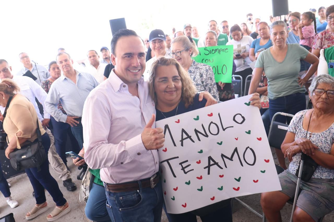 VAMOS A PASOS DE GIGANTE MEJORANDO LOS BARRIOS Y COLONIAS DE COAHUILA: MANOLO