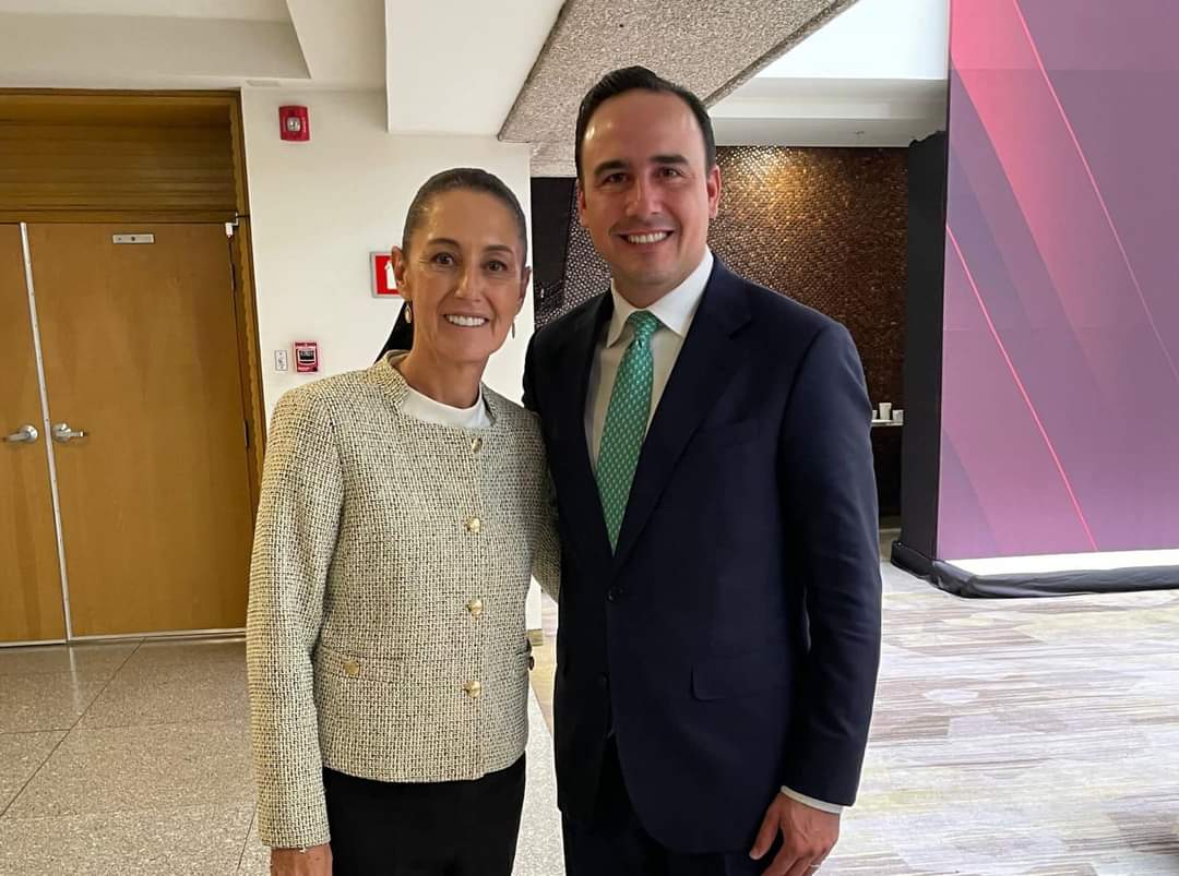 SE REÚNEN SHEINBAUM Y MANOLO PARA TRABAJAR EN EQUIPO POR COAHUILA