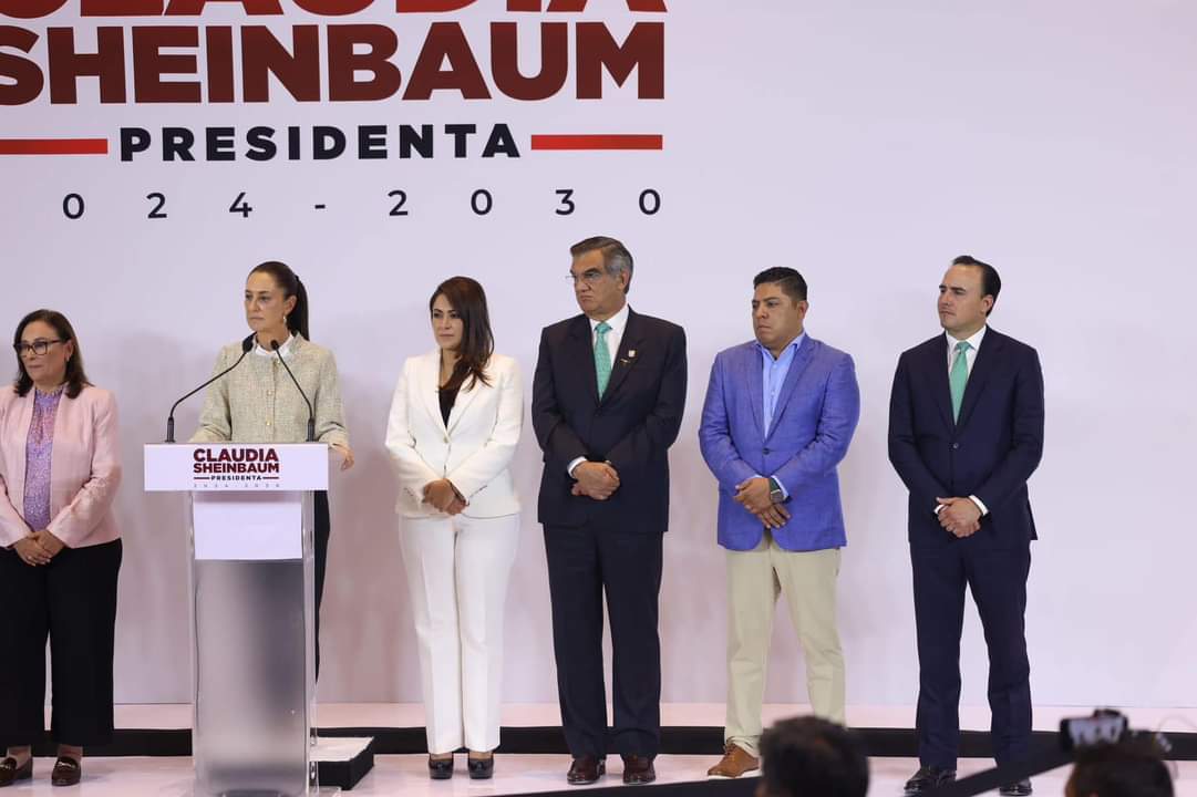 SE REÚNEN SHEINBAUM Y MANOLO PARA TRABAJAR EN EQUIPO POR COAHUILA