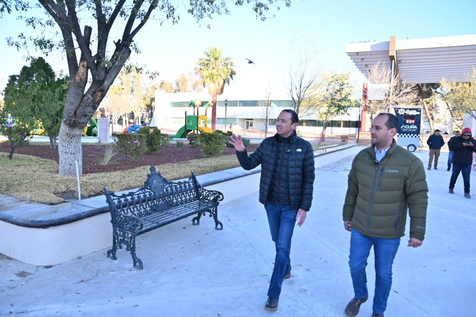 El Corazón de Acuña se Renueva: Avances en la Plaza Benjamín Canales