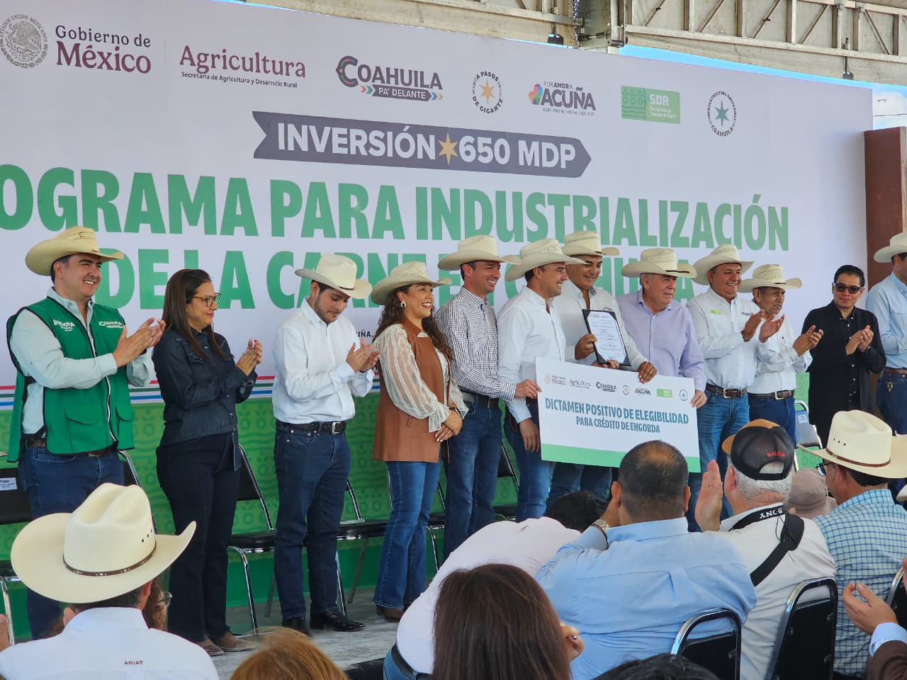 AGRICULTURA y Coahuila realizan primera entrega de sementales en arranque del Programa Integral de Producción de Carne