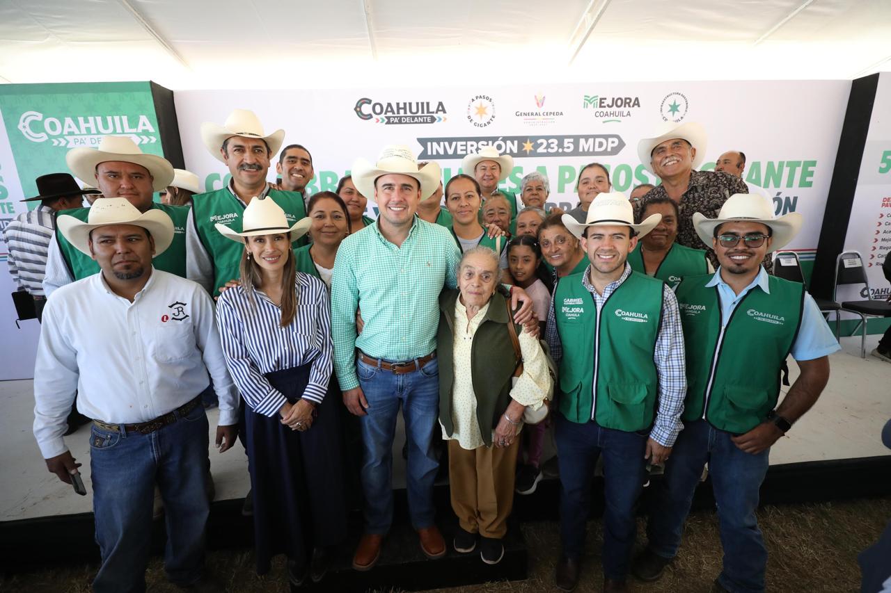 COAHUILA AVANZA CON OBRAS SOCIALES A PASOS DE GIGANTE: MANOLO